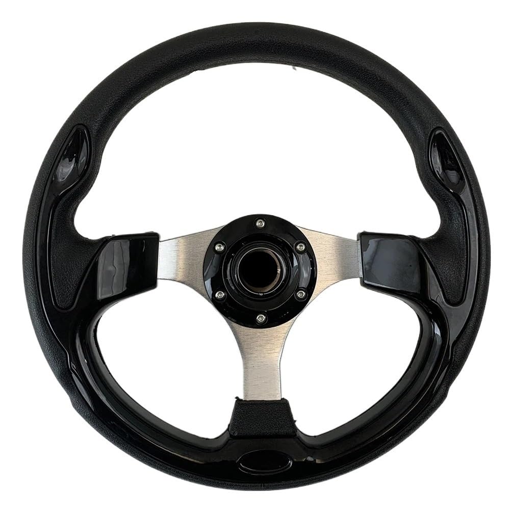Sportlenkrad,Drifting Steering Wheel,Lenkrad Universal Racing Car Racing Lenkräder PU 13 Zoll 320 mm Sport Lenkrad(A) von QXYOGO