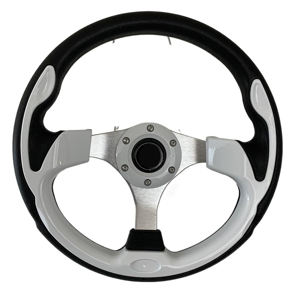 Sportlenkrad,Drifting Steering Wheel,Lenkrad Universal Racing Car Racing Lenkräder PU 13 Zoll 320 mm Sport Lenkrad(B) von QXYOGO