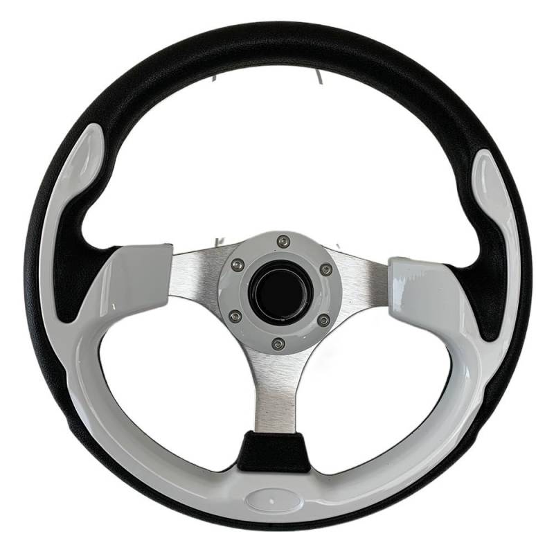 Sportlenkrad,Drifting Steering Wheel,Lenkrad Universal Racing Car Racing Lenkräder PU 13 Zoll 320 mm Sport Lenkrad(B) von QXYOGO