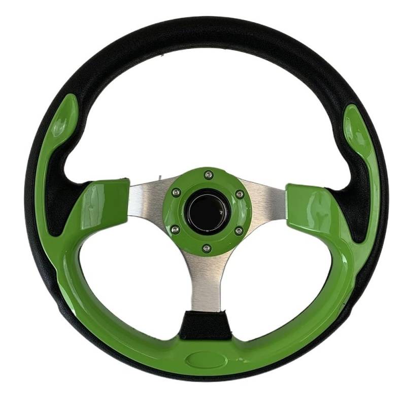 Sportlenkrad,Drifting Steering Wheel,Lenkrad Universal Racing Car Racing Lenkräder PU 13 Zoll 320 mm Sport Lenkrad(E) von QXYOGO