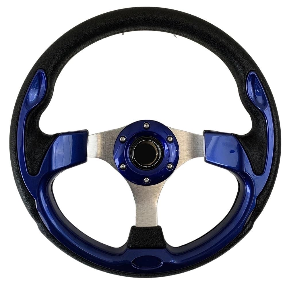 Sportlenkrad,Drifting Steering Wheel,Lenkrad Universal Racing Car Racing Lenkräder PU 13 Zoll 320 mm Sport Lenkrad(F) von QXYOGO