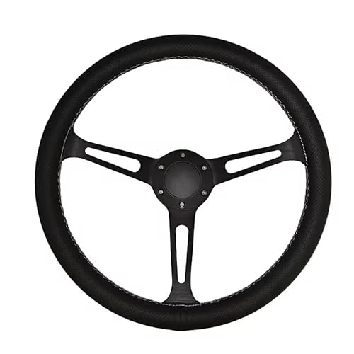 Sportlenkrad,Drifting Steering Wheel,Lenkrad Universelles 380 mm modifiziertes Sport-Mikrofaser-Lenkrad Sportlenkrad,Drifting Steering Wheel,Lenkrad Universelles 380 mm modifiziertes Sport-Mikrofaser-Lenkrad von QXYOGO