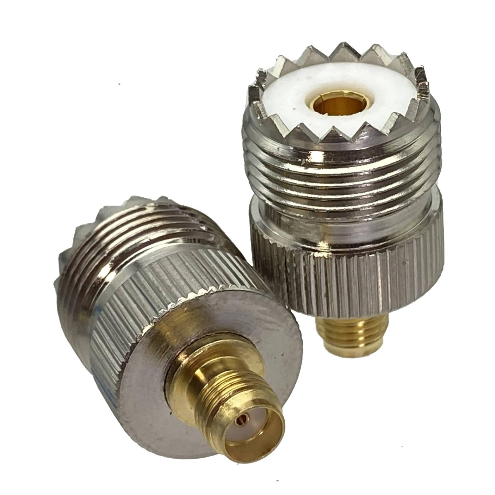 1 stücke UHF SO239 PL259 auf SMA Stecker & Buchse RF Koaxial Stecker Adapter Draht Terminals Gerade Messing(UHF Jack to SMA Jack) von QXYSLHKC