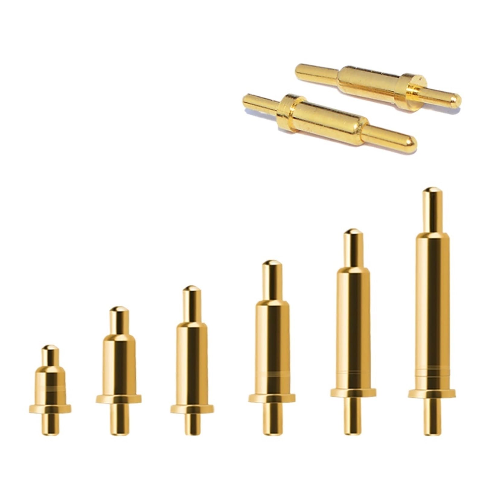 10 Stück Pogo-Pin-Anschluss Pogopin Batteriefederkontakt SMD-Pin 2 3 4 5 6 7 8 9 10 12 14 15 16 mm Prüffedersonde(Height 15.0 mm) von QXYSLHKC