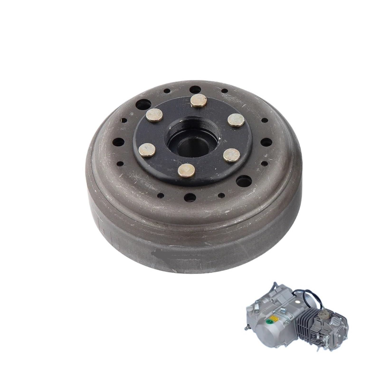 140cc Motorrad Zündung Magneto Stator Schwungrad Mit Licht for YX 1401P56FMJ W063 Motor SSR Dirt Pit Bike(Magneto) von QXYSLHKC