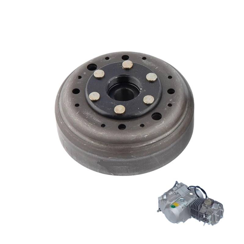 140cc Motorrad Zündung Magneto Stator Schwungrad Mit Licht for YX 1401P56FMJ W063 Motor SSR Dirt Pit Bike(Magneto) von QXYSLHKC