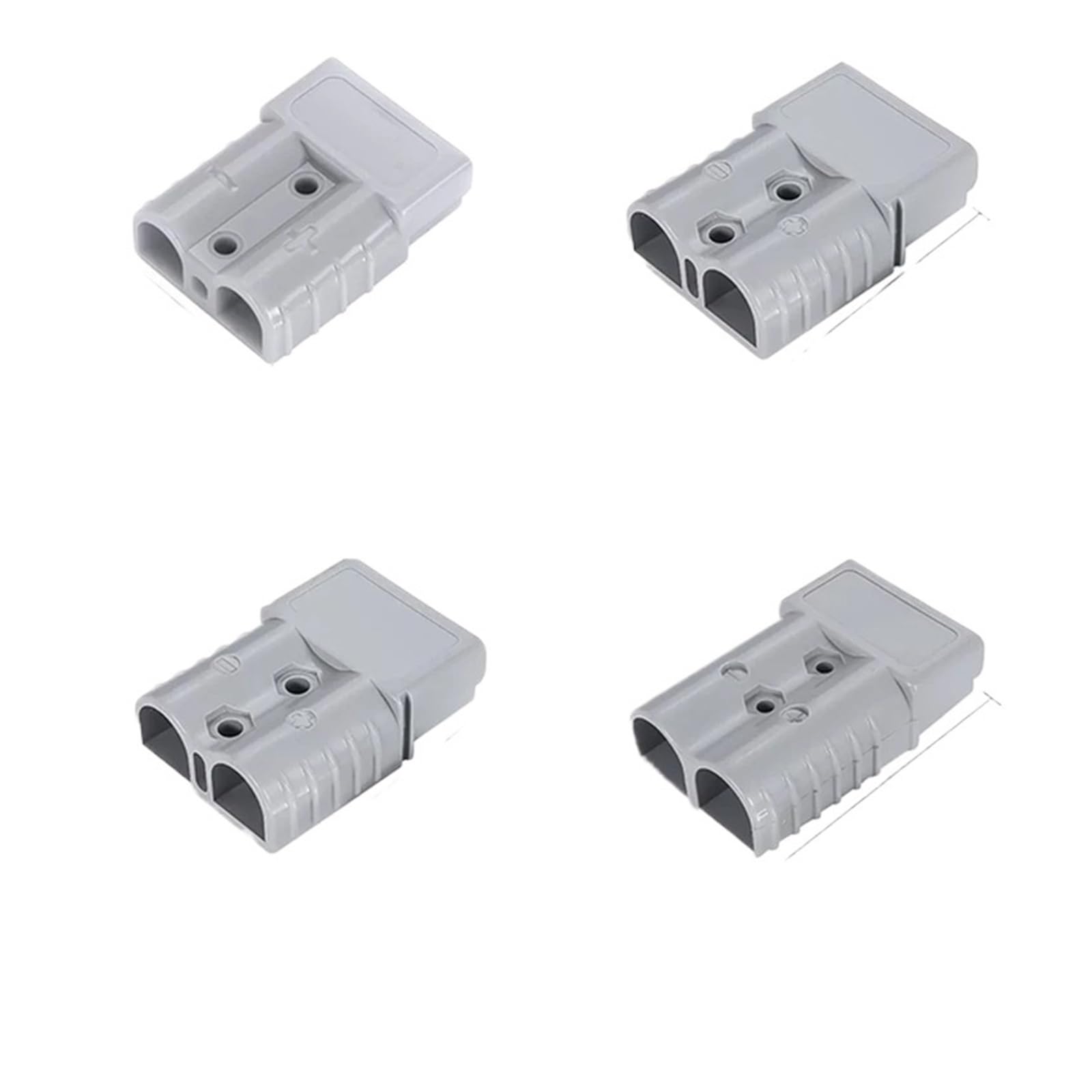 2/6/10 Stück 50A 120A 175A 350A Batterieladeanschluss 600V Strom Schneller Netzstecker for elektrische Batterien(Dark Grey,2PCS_350A) von QXYSLHKC