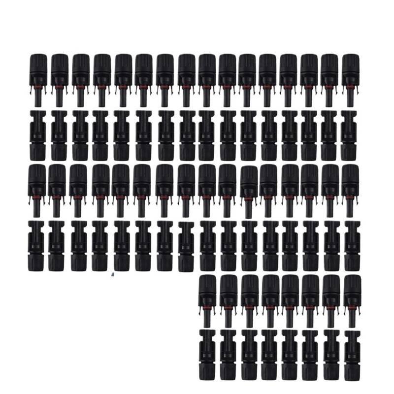 200/100/40/20/10/5 Pcs DC Solar Connector 1000V30A Panel Stecker IP67 wasserdichte Anschlüsse Kit for PV/MC Kabel 2.5/4/6mm2(MULTI) von QXYSLHKC