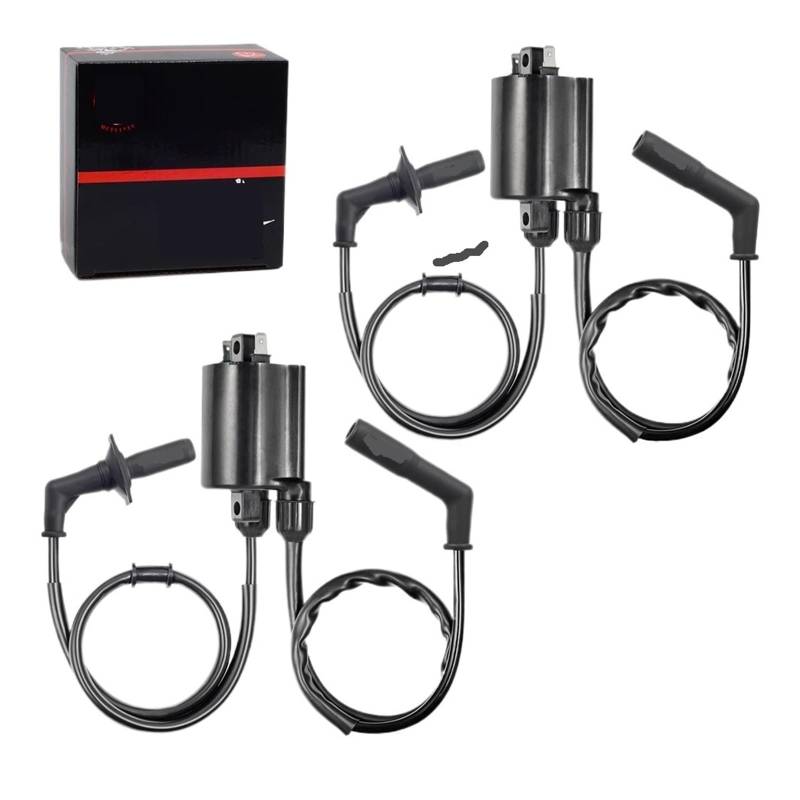 2set von Zündspule & Kappe for 1100 Spirit 1100 Sabre 1100 CE 1100 VT1100 1987-2007 von QXYSLHKC