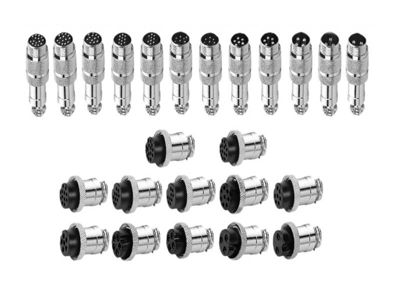 5/10/20Set GX12 GX16 GX20 2 3 4 5 6 7 8 9 10 12 14 15 Pin Männlich & Weiblich Docking Aviator Luftfahrt Steckdose Rundsteckverbinder(GX20 Docking,20 SETS(MALE FEMALE)_6P) von QXYSLHKC