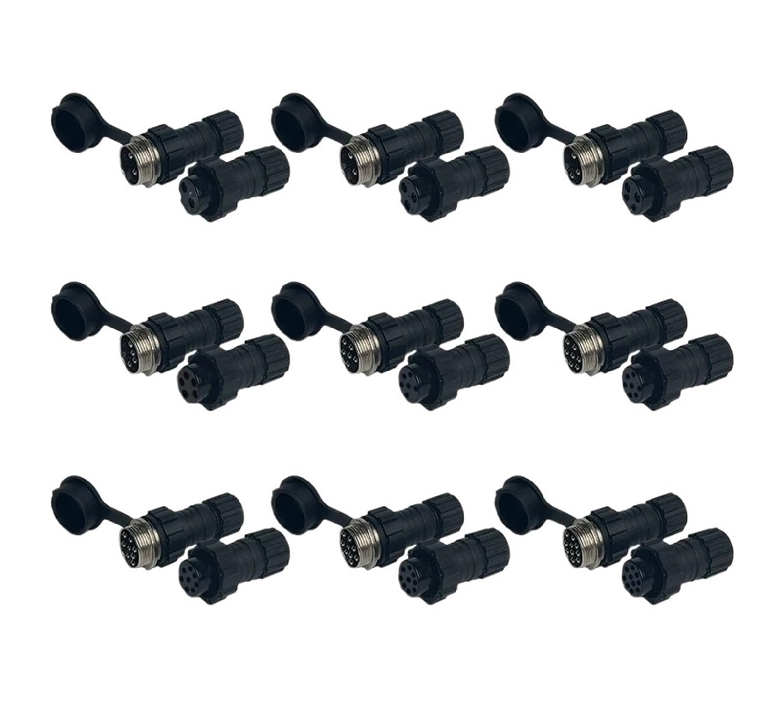 5/10/20Set GX12 GX16 GX20 2 3 4 5 6 7 8 9 10 12 14 15 Pin Männlich & Weiblich Docking Aviator Luftfahrt Steckdose Rundsteckverbinder(QL16 Docking,5 SETS(MALE FEMALE)_5P) von QXYSLHKC