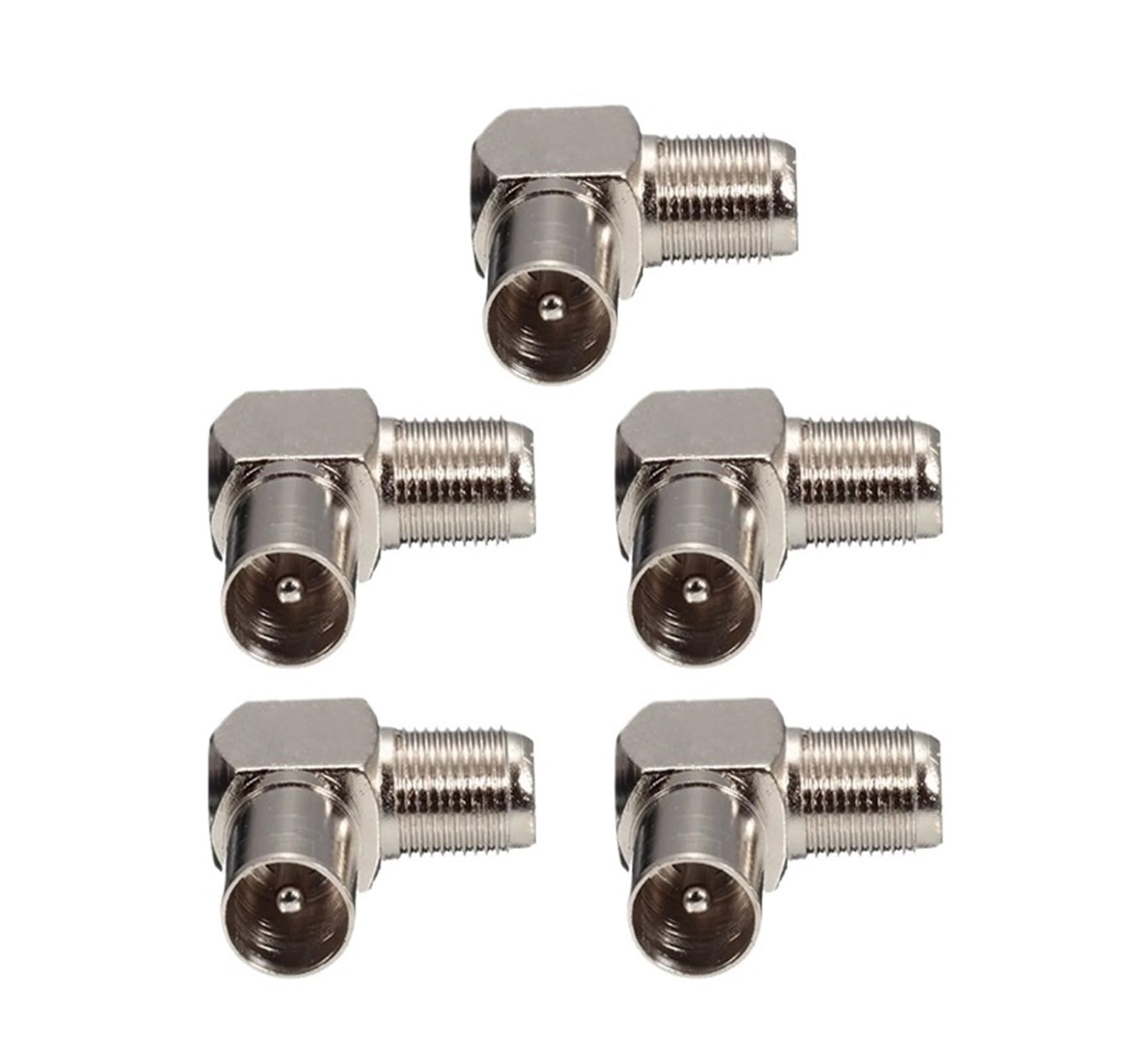 5 Teile/satz 90 Grad Right angle Kabel Stecker TV Antenne RF F Weiblichen zu TV Stecker auf Buchse Aluminium legierung 5 Teile/satz 90 Grad Right angle Kabel Stecker TV Antenne RF F Weiblichen zu TV Stecker auf Buchse Aluminium legierung von QXYSLHKC