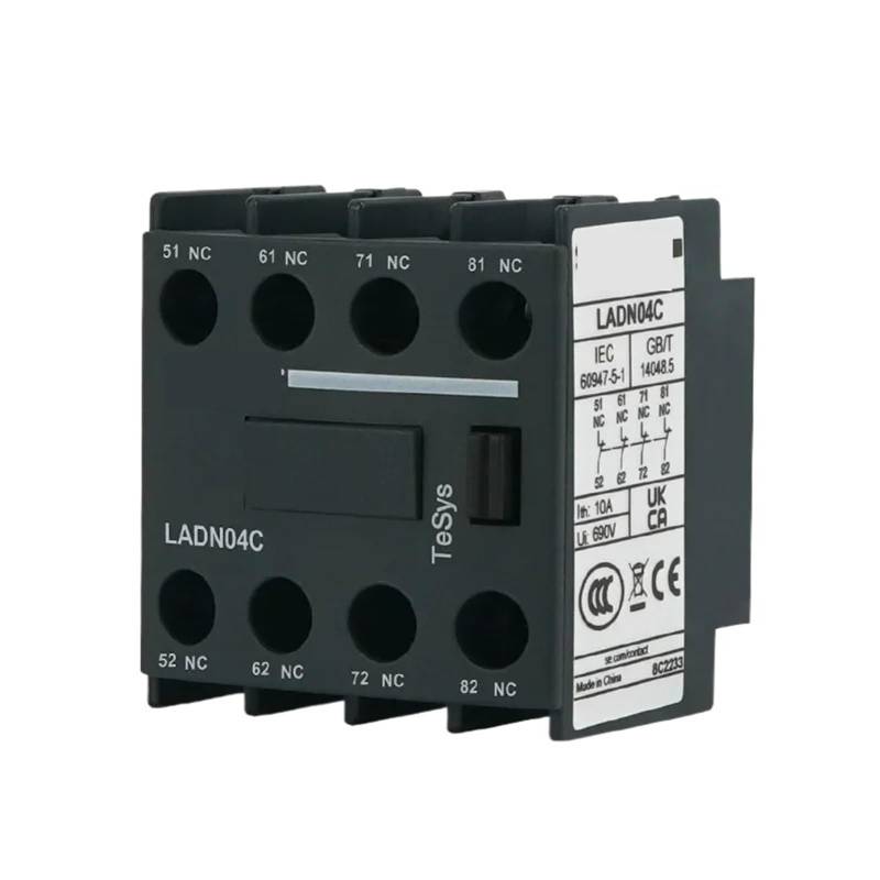 AC-Schalter-Hilfskontakt LC1D LADN11C20C02C22C31C, normalerweise offen und geschlossen, Hilfskontakt vorne (LADN04C) von QXYSLHKC