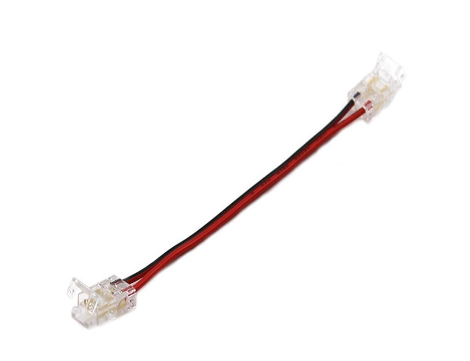 COB-LED-Kabelanschluss, 5 8 10 mm, lötfreie Schnalle, FCOB RGB CCT LED-Streifenlichter, 2 3 4-poliger Anschluss mit Kabel(OA2P-8-2,100PCS) von QXYSLHKC