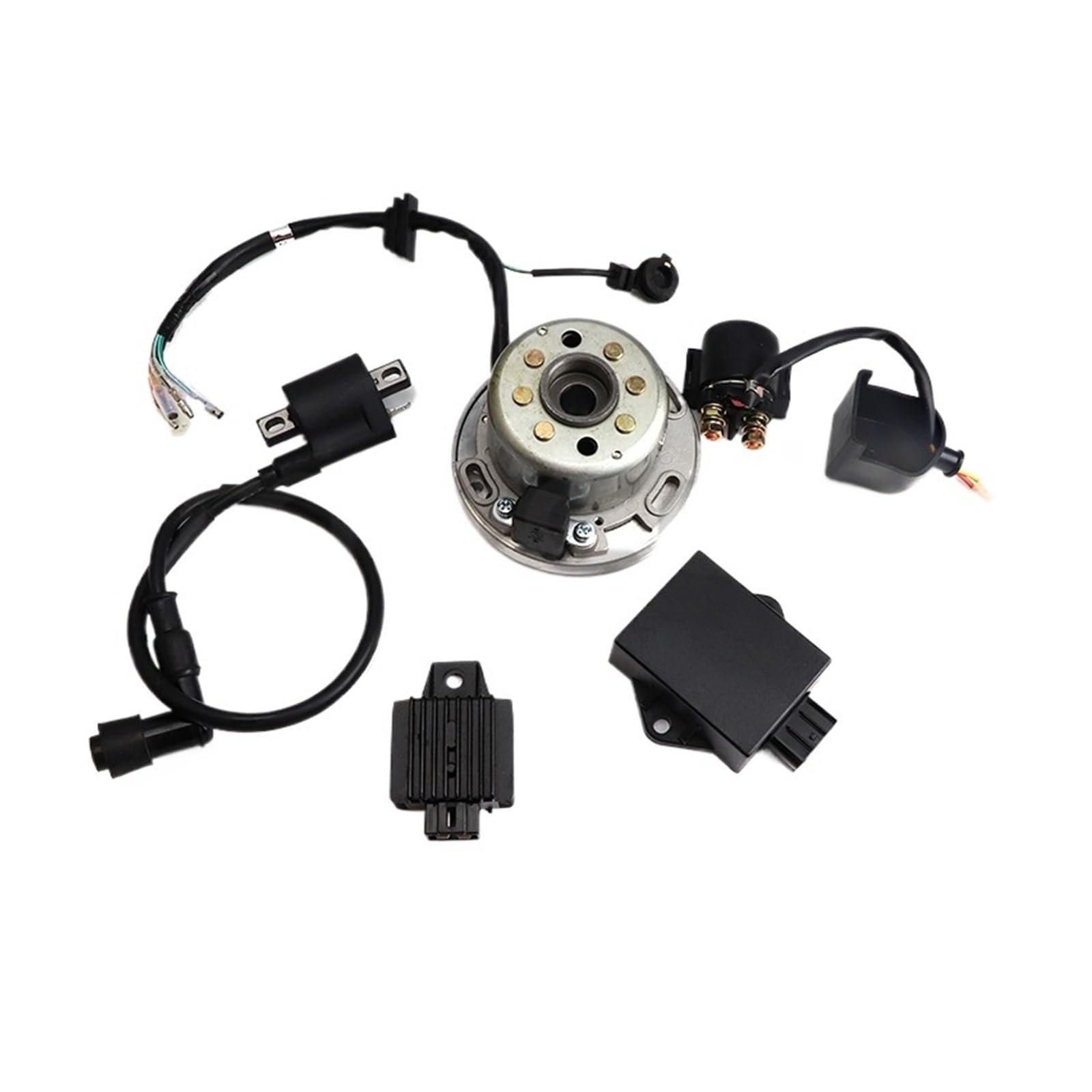 Dirt Bike Hochleistungs-Magneto-Stator-Rotor-Kit mit CDI-Zündung Passend for 150ccm-Motor Motorradzubehör Dirt Bike Hochleistungs-Magneto-Stator-Rotor-Kit mit CDI-Zündung Passend for 150ccm-Motor Motorradzubehör von QXYSLHKC