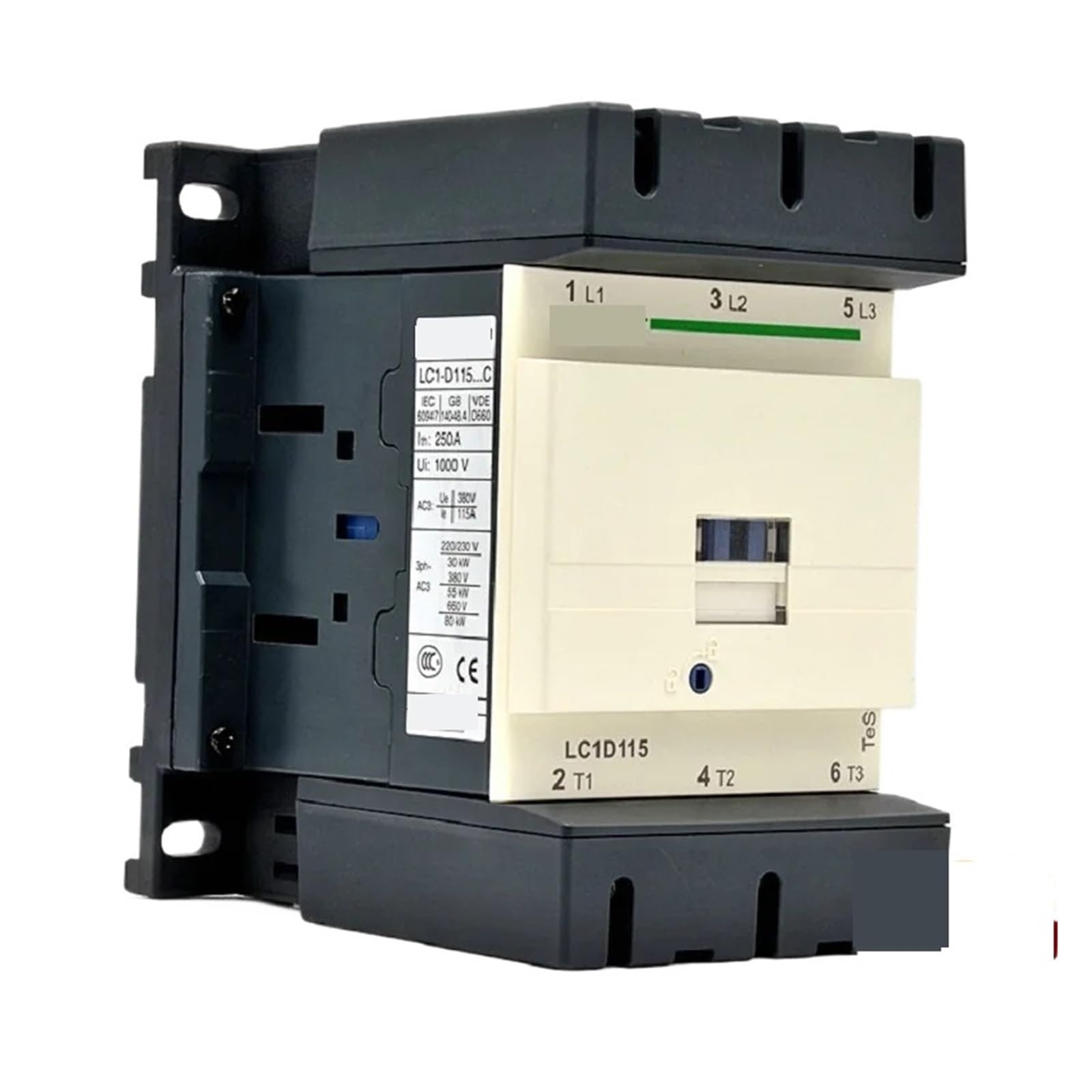 Elektrische TeSys D 3-ploe schütze-Motor control kategorie AC-3 LC1D1157C AC24V-380V 115A 50/60HZ(LC1D115B7C 36V) von QXYSLHKC