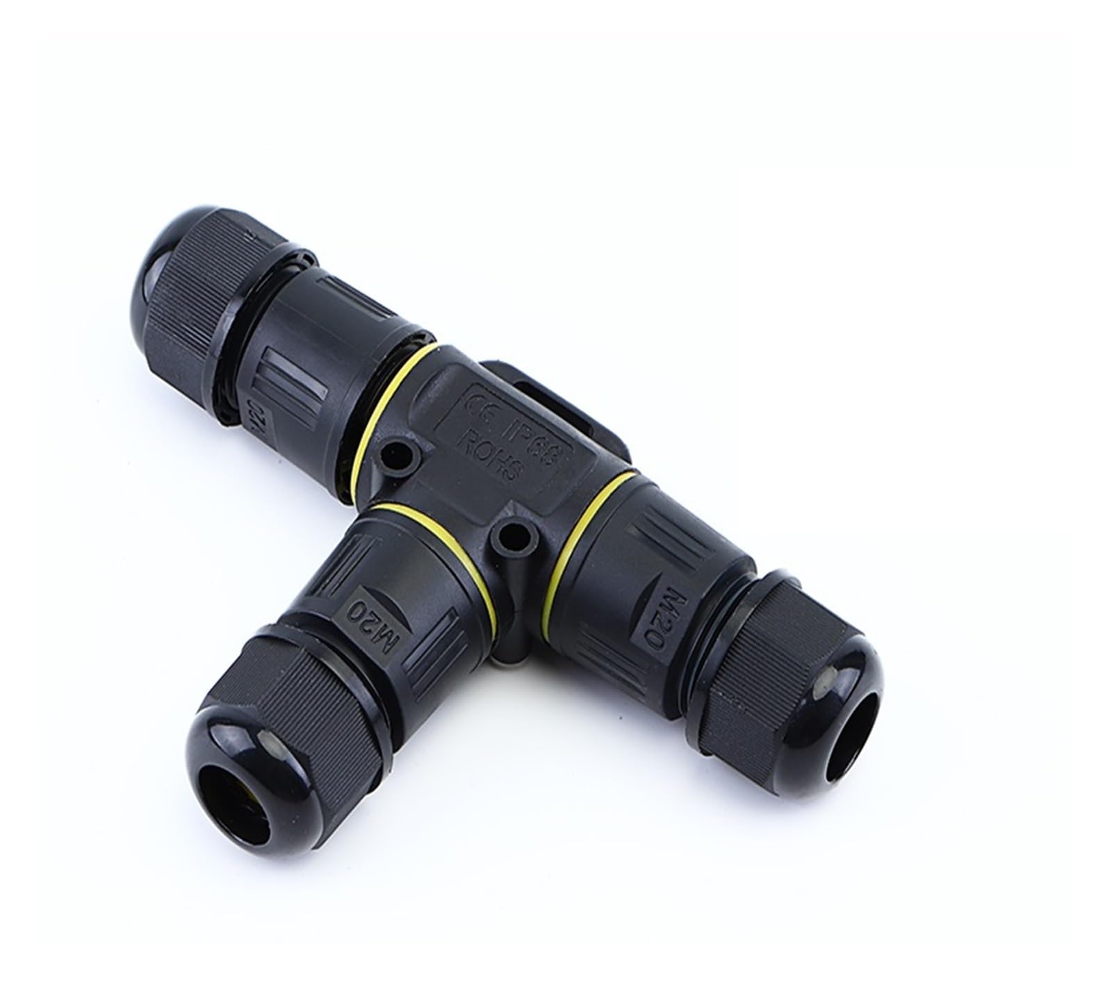 IP68-Kabel wasserdichte Verbindung wasserdichter Stecker Dreiwege-Verzweigungsgerät T-Typ Außenregenverdrahtungsklemme LED-Verdrahtung(2Pin(9-12MM)) von QXYSLHKC