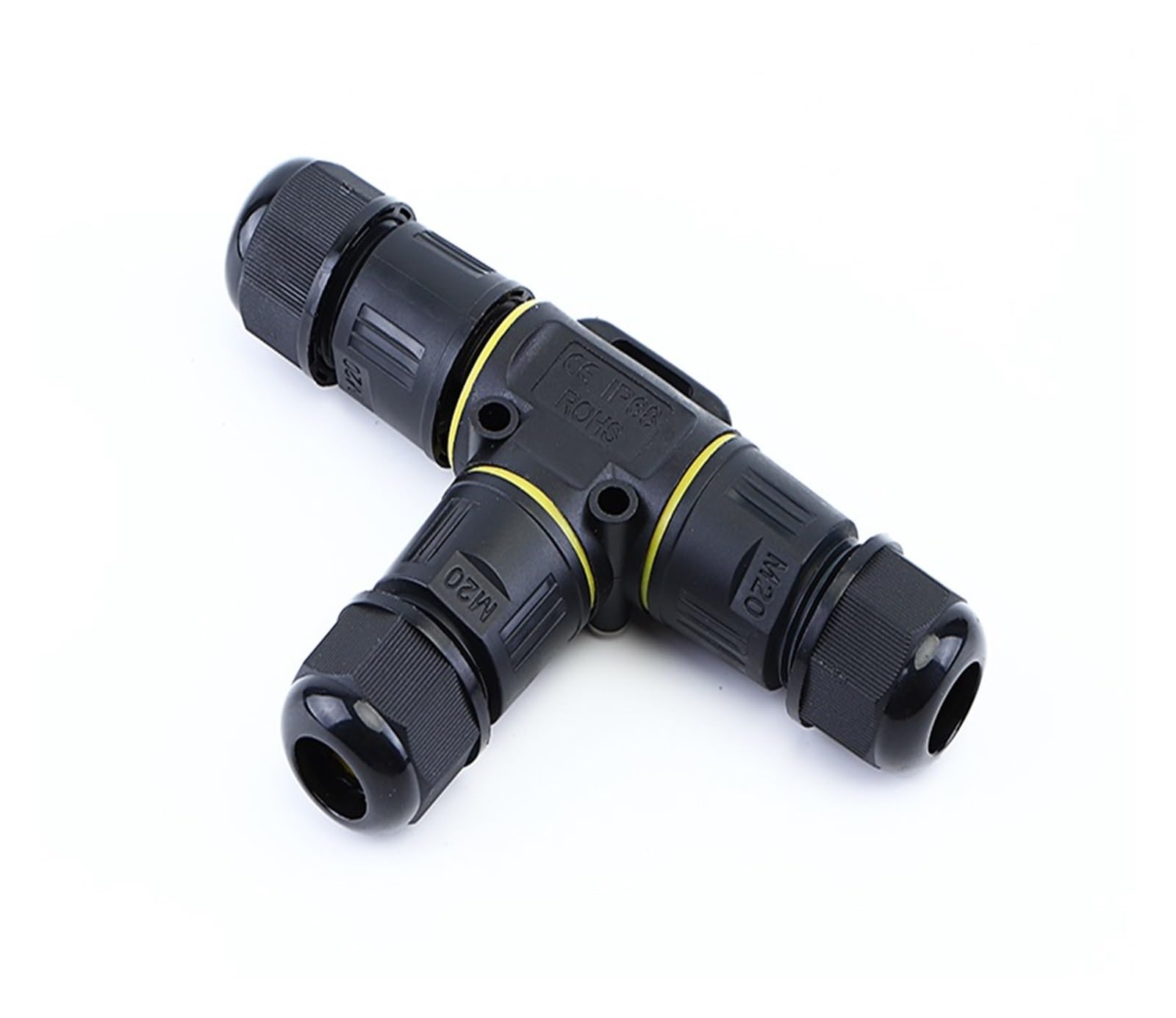 IP68-Kabel wasserdichte Verbindung wasserdichter Stecker Dreiwege-Verzweigungsgerät T-Typ Außenregenverdrahtungsklemme LED-Verdrahtung(3Pin(9-12MM)) von QXYSLHKC