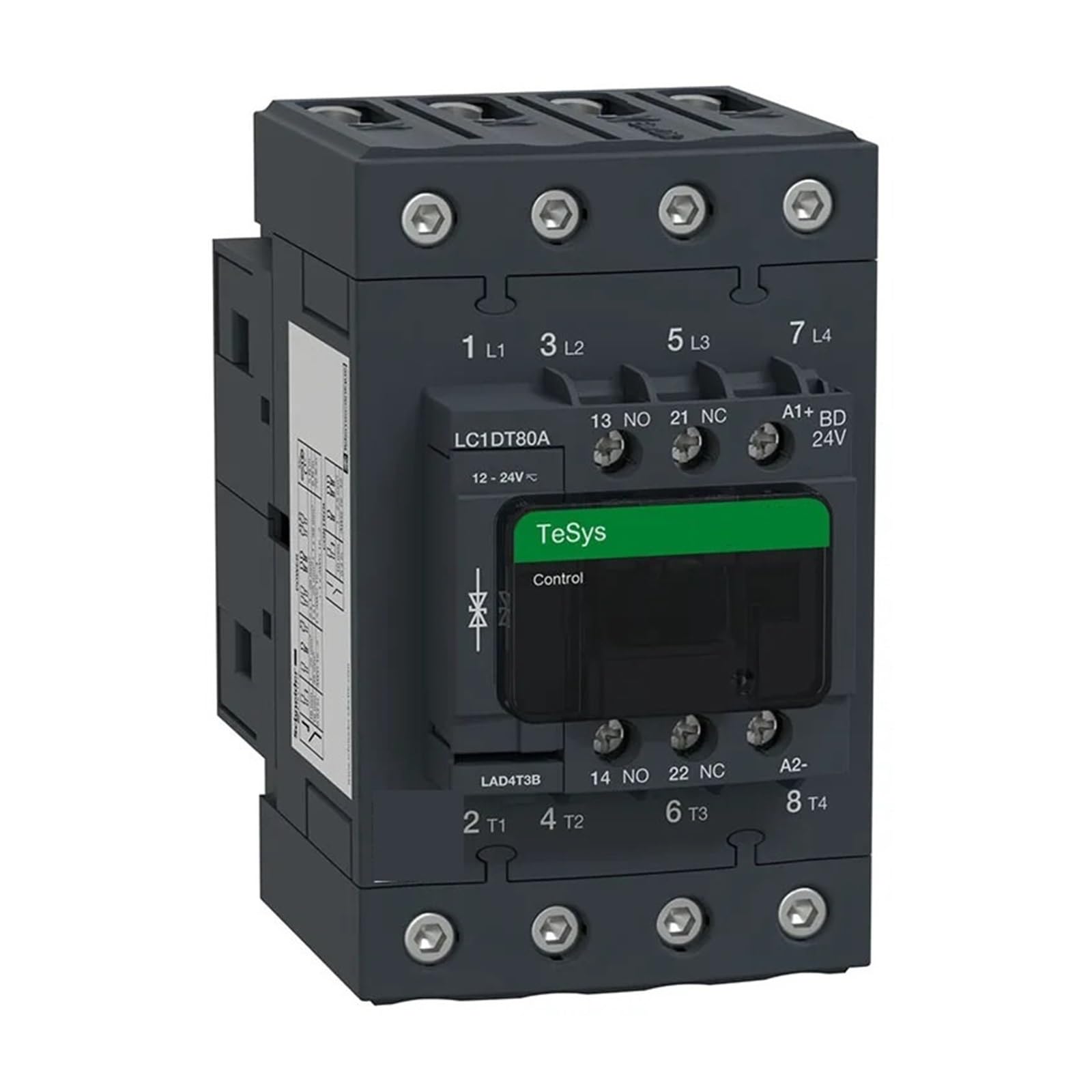 LC1DT80AE7 TeSys D-Serie Vierpoliges Schütz AC1 80A 48V 50/60Hz(LC1DT80ABD-DC24V) von QXYSLHKC