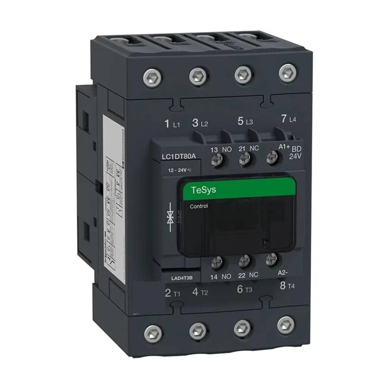 LC1DT80AE7 TeSys D-Serie Vierpoliges Schütz AC1 80A 48V 50/60Hz(LC1DT80ABD-DC24V) von QXYSLHKC