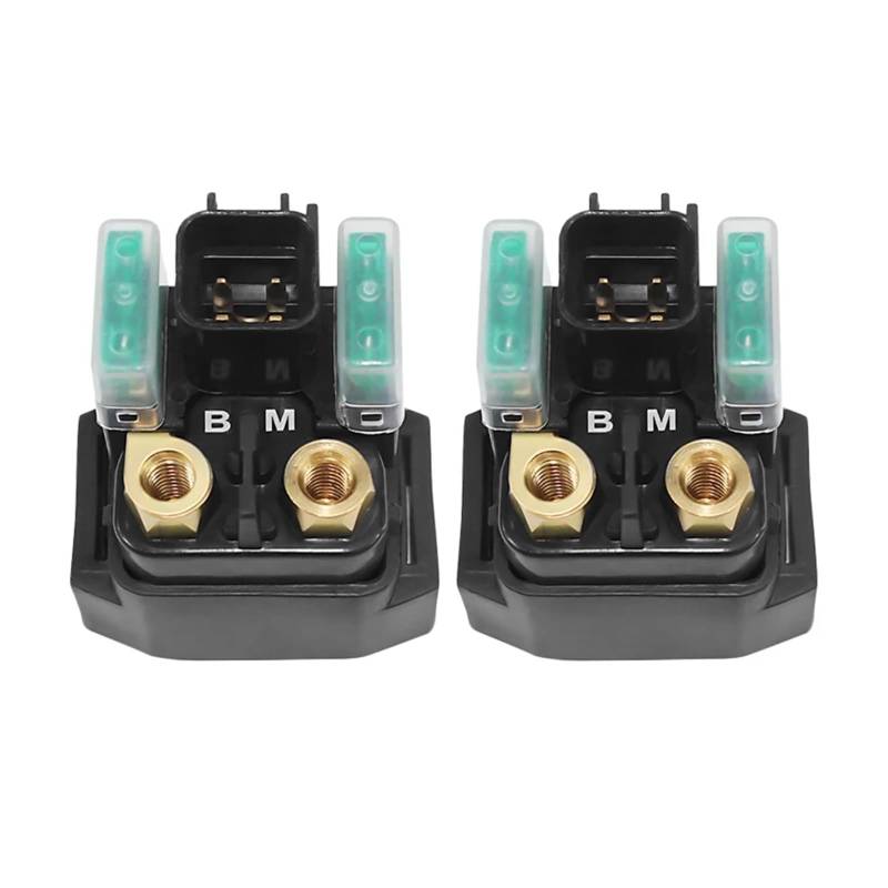 Motorrad-Starter-Magnetrelais for Burgman AN 250 400 DL 650 1000 V Strom GSR750 GSX 600 750 F Katana GSX 1200 Inazuma(2 pcs) von QXYSLHKC