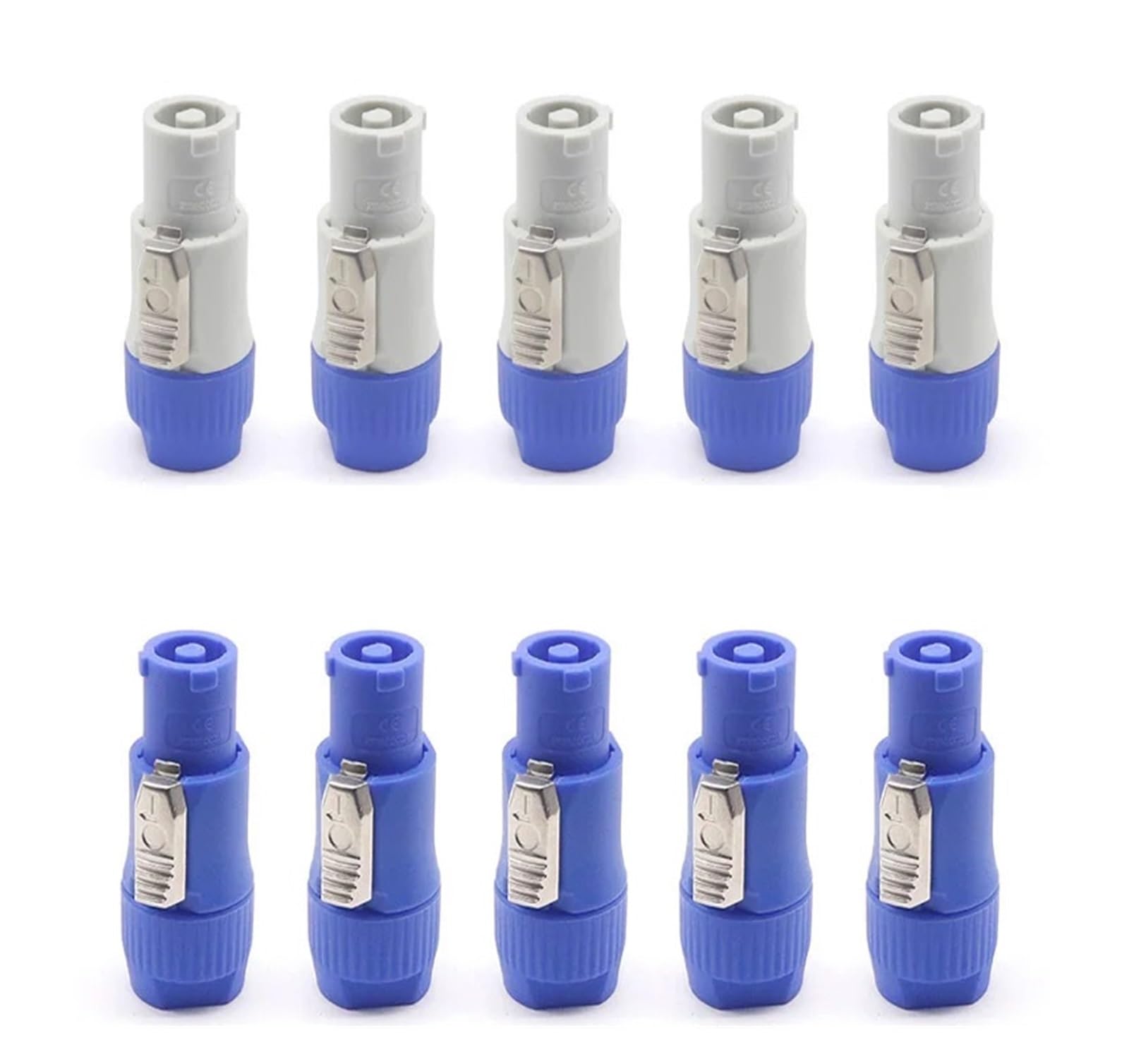 Powercon-Anschluss, verriegelbarer Kabelanschluss + Chassis-Buchse for elektrische Bohrmaschine, LED-Bildschirm, Bühnenbeleuchtung, Stromanschluss(Male 5pairs) von QXYSLHKC