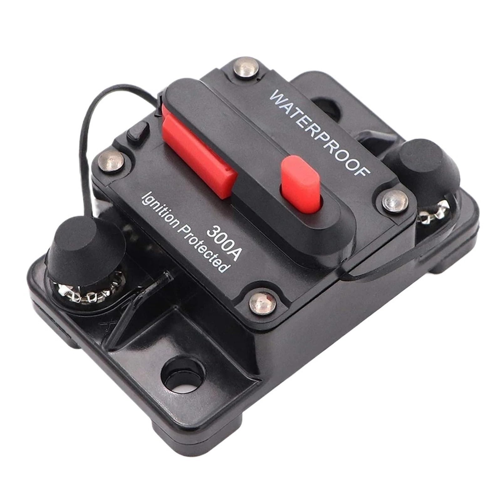 Sicherungsautomat Reset Schalter 30A 40A 50A 60A 70A 80A 100A 120A 150A 200A 250A 300A AMP wasserdichter automatischer Schalter für Boot und Auto (70A) von QXYSLHKC