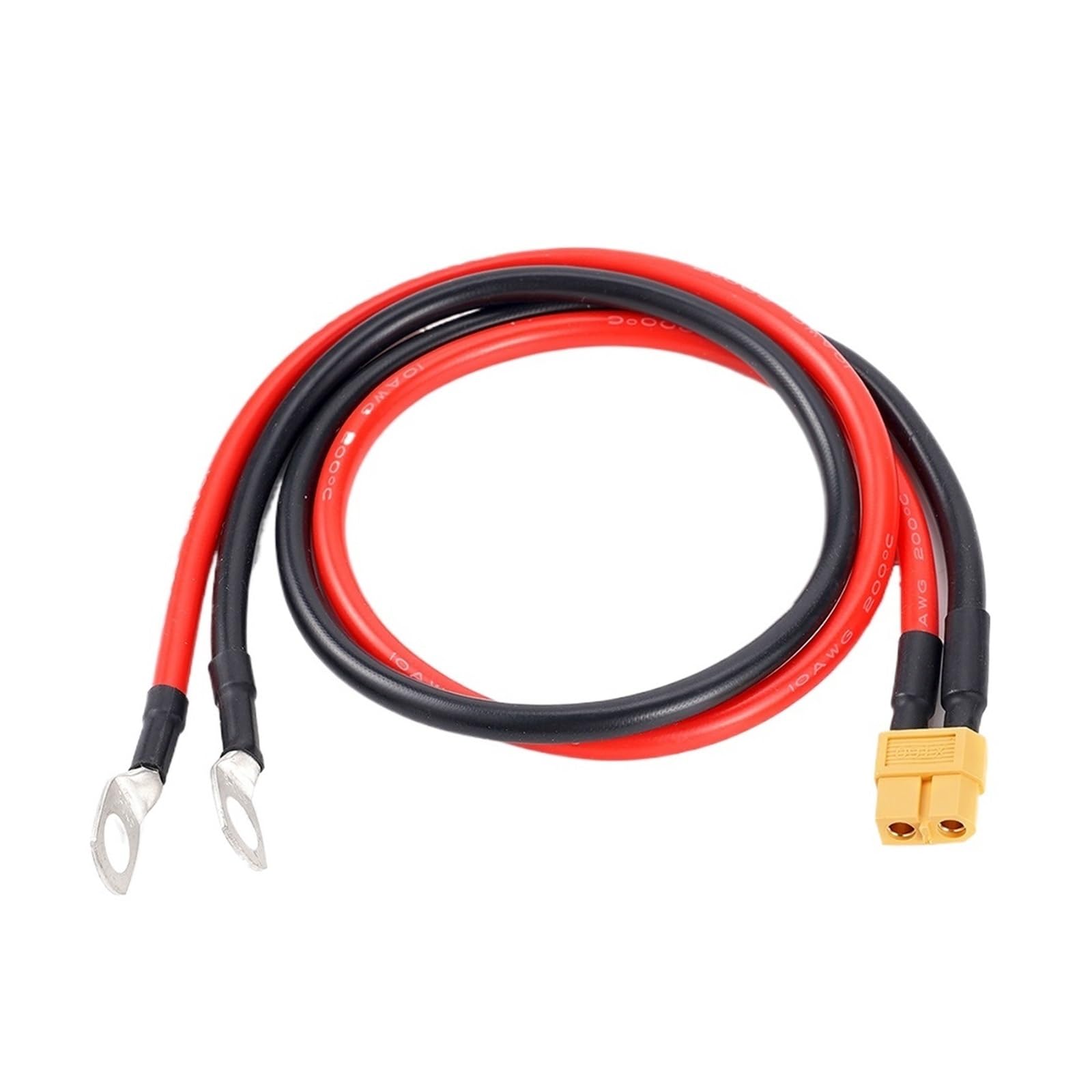 XT60 Buchse/Stecker auf M8 O-Ring Öse Terminal Stecker Anschlusskabel 10AWG Ladegerät Seite Stromkabel for RC Lipo Batterie FPV Racing(Female) von QXYSLHKC