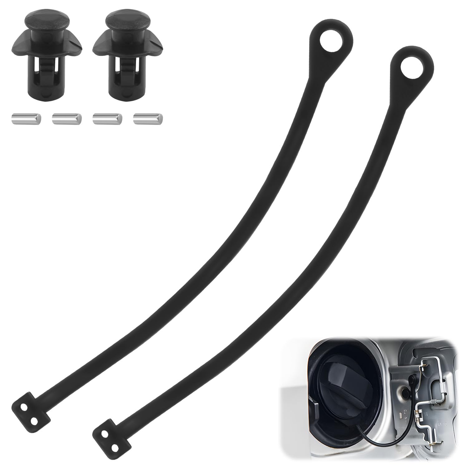 2er Set Tankdeckel Halteband für VW & Audi – Ersatzkabel für Tankdeckel, 2er Set Tankdeckel Halteband für VW & Audi – Ersatzkabel für Tankdeckel, von QYHON