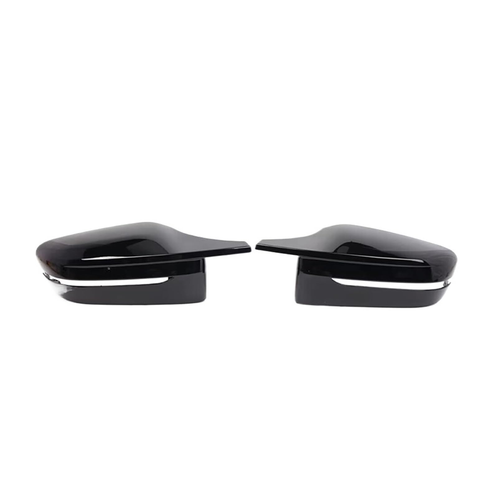 1 Paar leuchtend schwarze Seitenspiegel-Abdeckkappen, kompatibel mit BMW 3er-Serie G30 G20 G11 G12 G15 2019–2022 51167422719 51167422720(Gloss black) von QYKNTXJM
