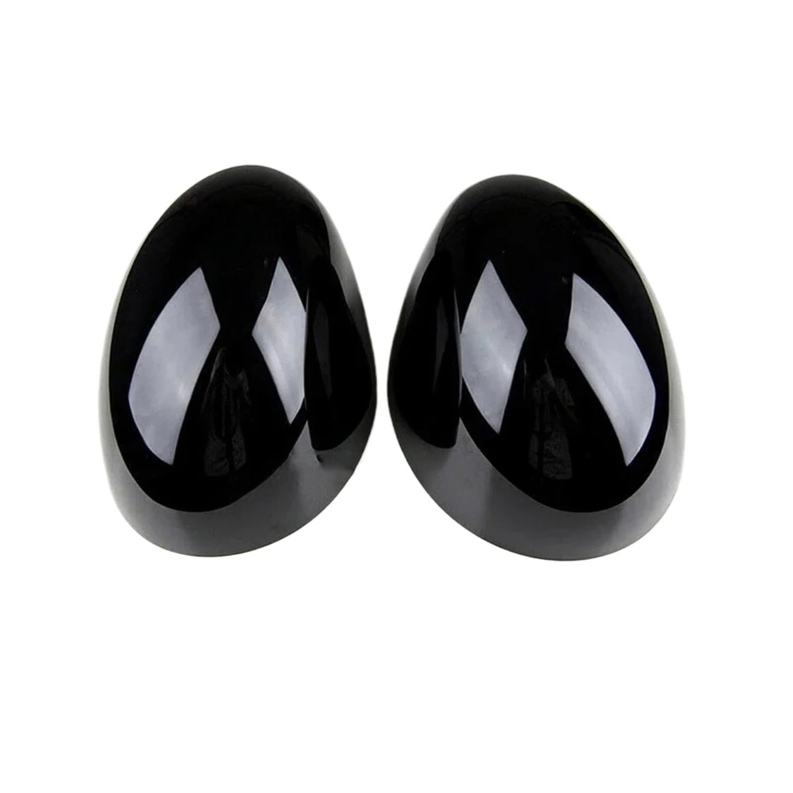 1 Paar schwarz glänzende Außenspiegel-Abdeckkappengehäuse, links + rechts, kompatibel mit BMW Mini F54 F55 F56 F57 F60, Linkslenkerseite 1 Paar schwarz glänzende Außenspiegel-Abdeckkappengehäuse, links + rechts, kompatibel mit BMW Mini F54 F55 F56 F57 F60, Linkslenkerseite von QYKNTXJM