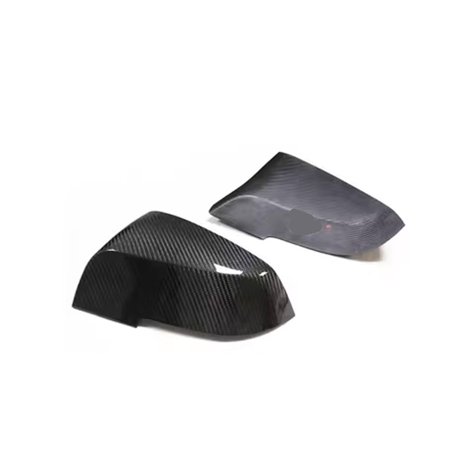 2 STÜCKE Kompatibel for BMW 1 2 3 4 Serie 3GT/320/420 F30 F20 Dry Carbon Fiber Gugel Paste & Ersatz Rückspiegel Gehäuse Abdeckung(Dry Paste) von QYKNTXJM