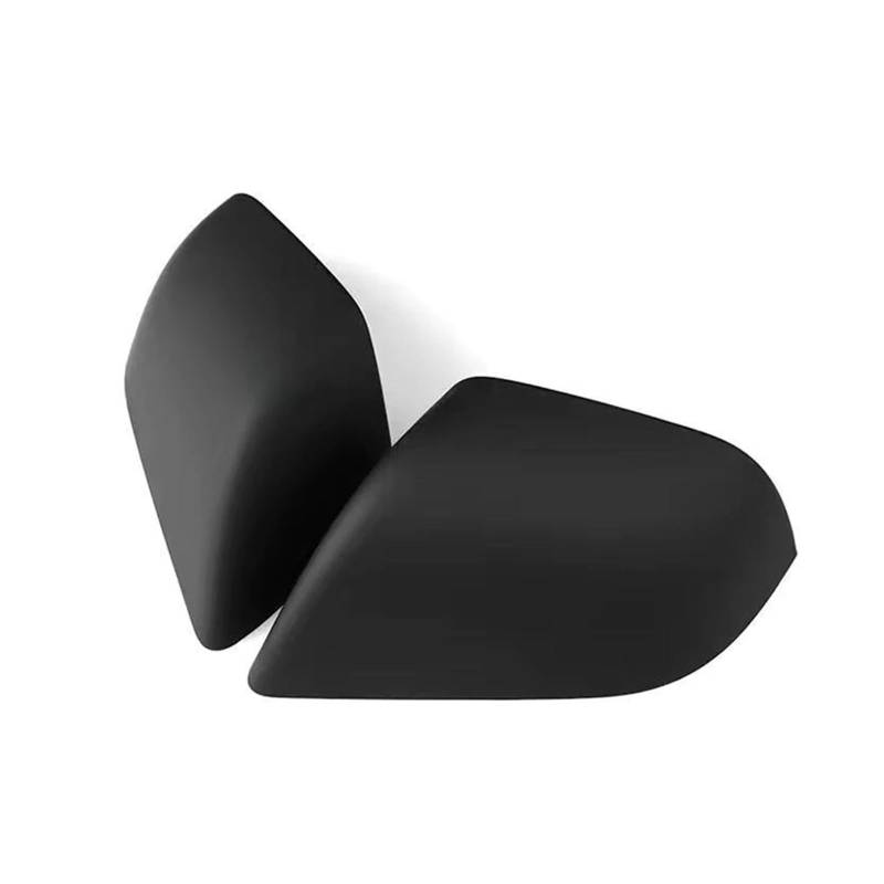 2 STÜCKE Seitenspiegelabdeckungen Kompatibel for Tesla Modell 3+ 2024 Highland ABS Carbon Fiber Rückspiegelkappe Beifahrer- Und Antriebsseite(Matte Black) von QYKNTXJM