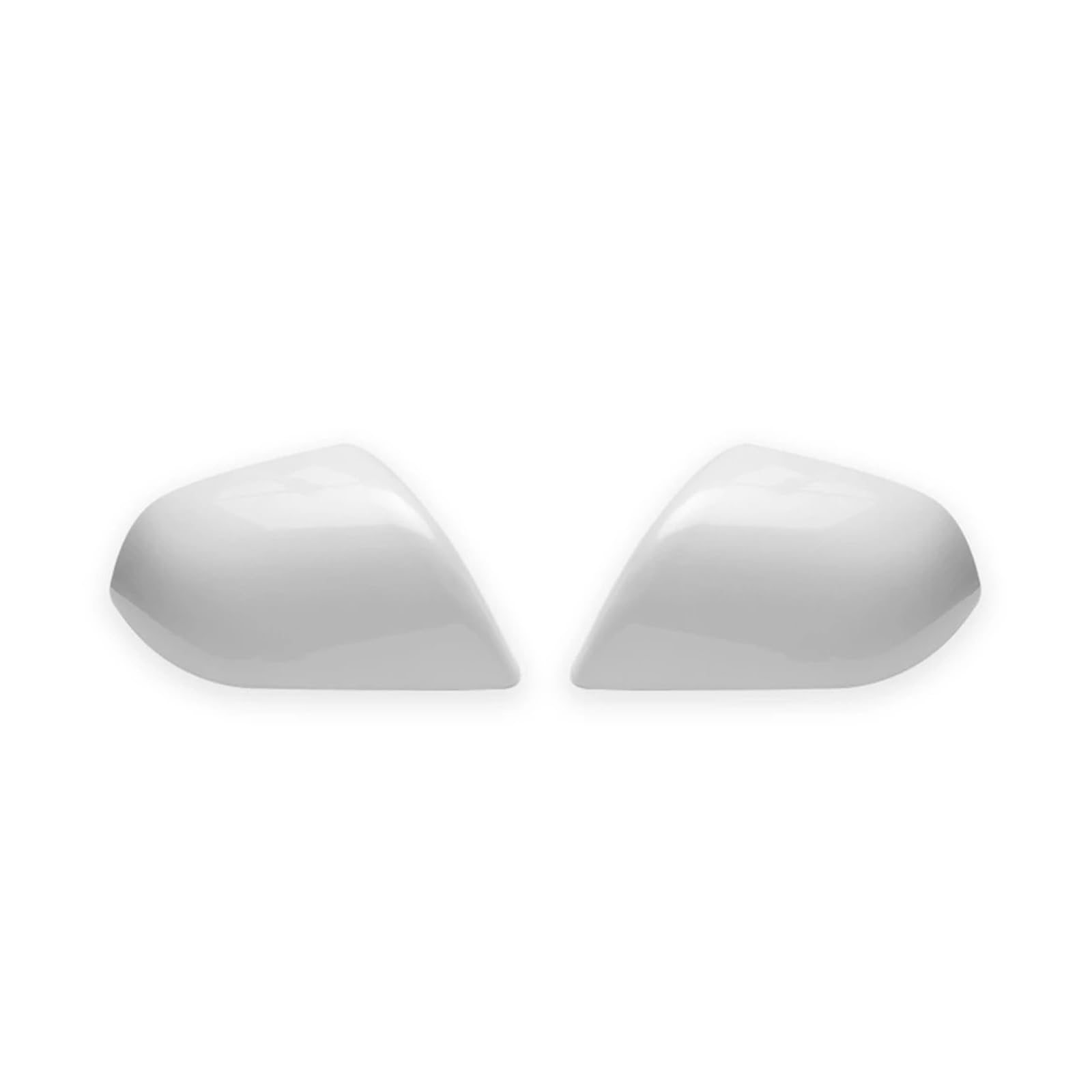 2 STÜCKE Seitenspiegelabdeckungen Kompatibel for Tesla Modell 3+ 2024 Highland ABS Carbon Fiber Rückspiegelkappe Beifahrer- Und Antriebsseite(Pearl White) von QYKNTXJM