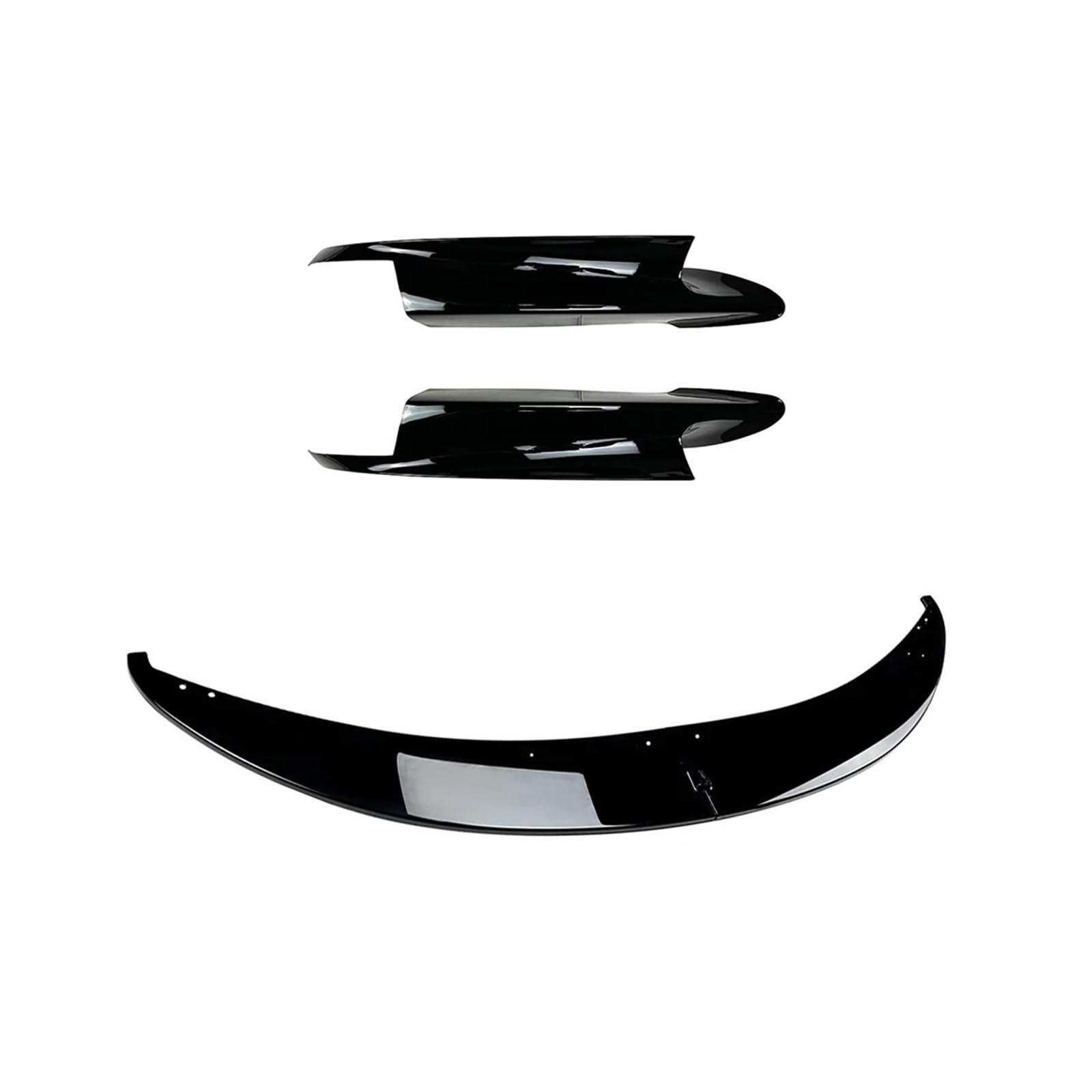 4 Stück 2006 bis 2013 Kompatibel for BMW 3er M3 E90 E91 E92 E93 Frontspoilerlippe Splitter Diffusor Spoiler von ABS Gloss Black Body Kit(Lip BumperGlossBlack) von QYKNTXJM