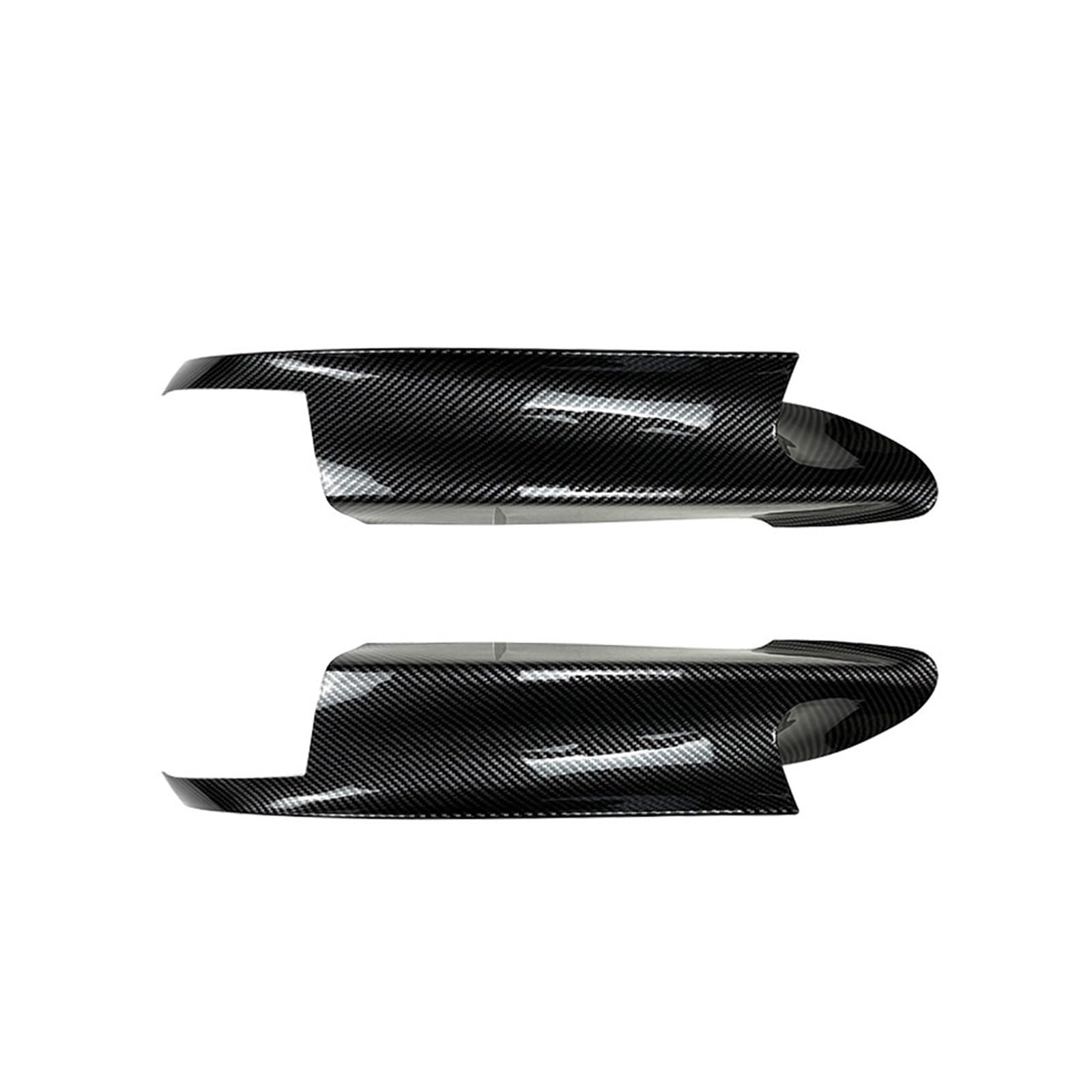 4 Stück 2006 bis 2013 Kompatibel for BMW 3er M3 E90 E91 E92 E93 Frontspoilerlippe Splitter Diffusor Spoiler von ABS Gloss Black Body Kit(Lip Carbon Look) von QYKNTXJM