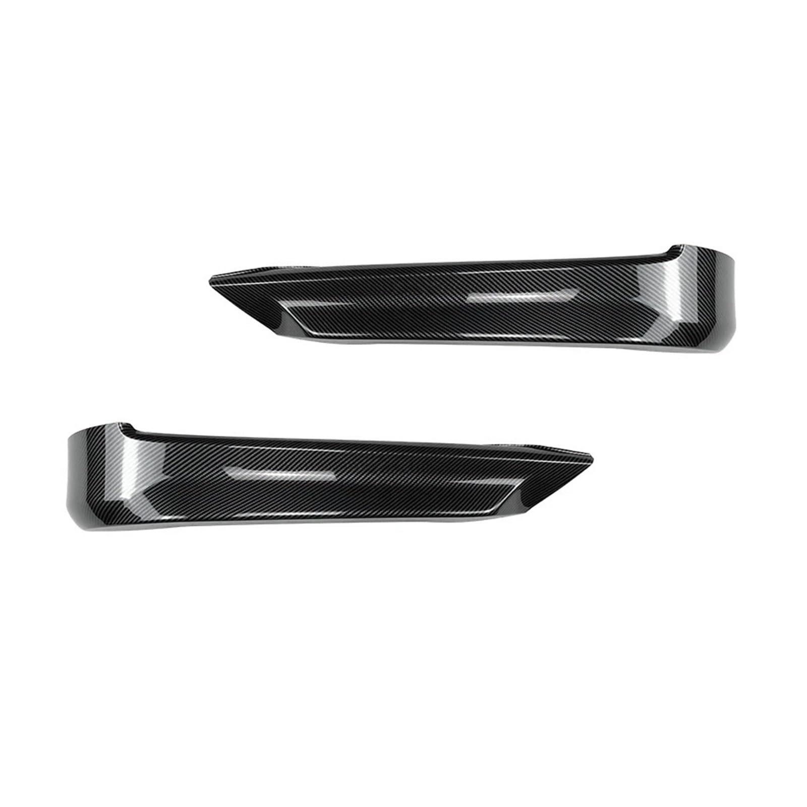 5 Stücke E90 Auto Front Stoßstange Lip Splitter Diffusor Spoiler Stoßstange Schutz Schutz Kompatibel for BMW 3 Serie E90 E91 LCI 2005-2008 Body Kit(Carbon Look Splitter) von QYKNTXJM