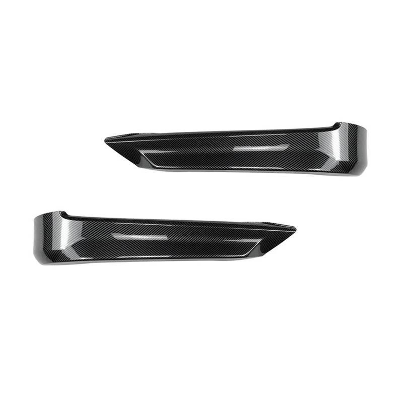 5 Stücke E90 Auto Front Stoßstange Lip Splitter Diffusor Spoiler Stoßstange Schutz Schutz Kompatibel for BMW 3 Serie E90 E91 LCI 2005-2008 Body Kit(Carbon Look Splitter) von QYKNTXJM