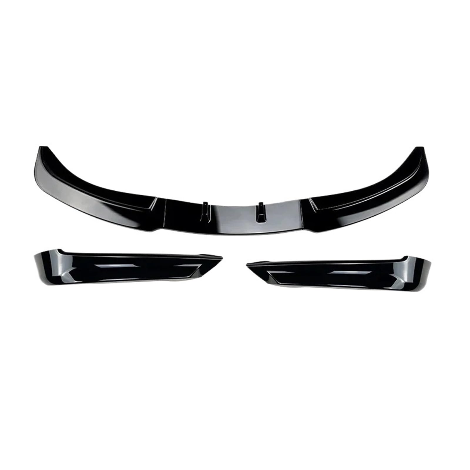 5 Stücke E90 Auto Front Stoßstange Lip Splitter Diffusor Spoiler Stoßstange Schutz Schutz Kompatibel for BMW 3 Serie E90 E91 LCI 2005-2008 Body Kit(One Set Gloss Black) von QYKNTXJM