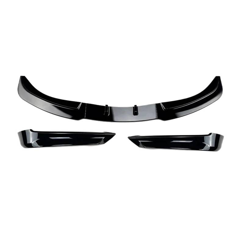 5 Stücke E90 Auto Front Stoßstange Lip Splitter Diffusor Spoiler Stoßstange Schutz Schutz Kompatibel for BMW 3 Serie E90 E91 LCI 2005-2008 Body Kit(One Set Gloss Black) von QYKNTXJM