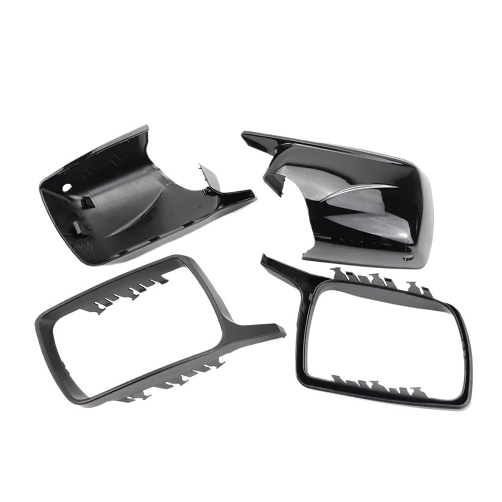 Abdeckkappe for Rückspiegel, glänzend schwarz, 2024 neue Look-Spiegelabdeckungen, kompatibel mit BMW X5 E53 1999–2006, Ersatz Abdeckkappe for Rückspiegel, glänzend schwarz, 2024 neue Look-Spiegelabdeckungen, kompatibel mit BMW X5 E53 1999–2006, Ersatz von QYKNTXJM