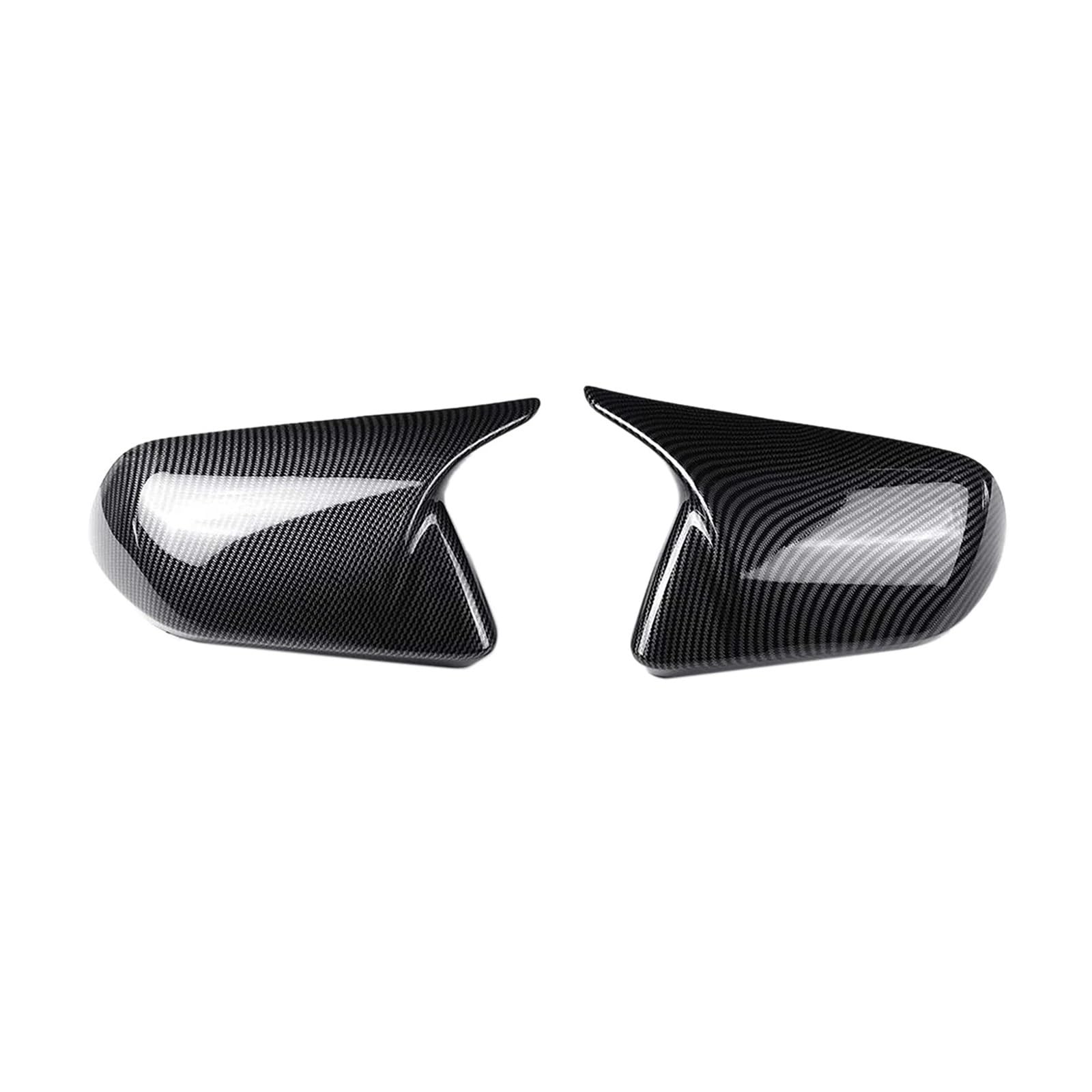 Auto ABS Carbon Faser Farbe Rückspiegel Abdeckung Shell Gehäuse Trim Kompatibel for Ford Mustang 2015-2020 Auto ABS Carbon Faser Farbe Rückspiegel Abdeckung Shell Gehäuse Trim Kompatibel for Ford Mustang 2015-2020 von QYKNTXJM