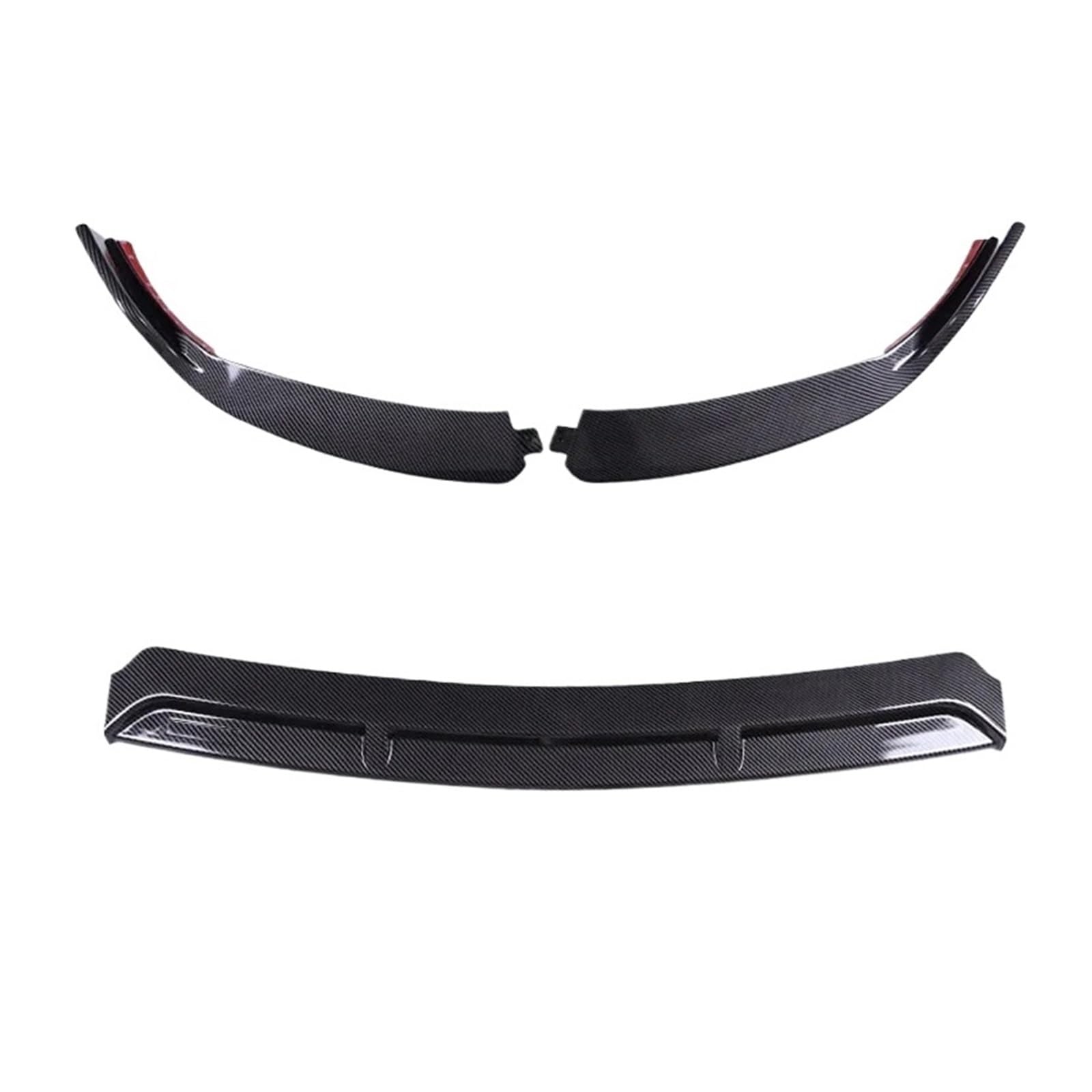 Auto Coupe Frontschürze Lippe Kompatibel for Benz C Klasse W205 C205 C200 C250 C260 C300 C400 C450 Body Kit Spoiler Splitter Diffusor(Carbon Fiber(19-21)) von QYKNTXJM