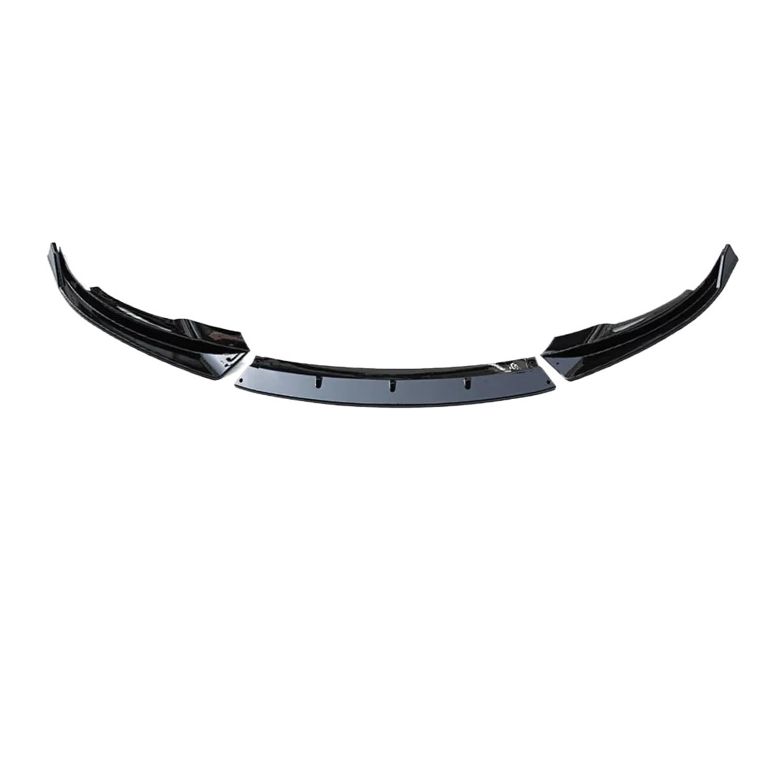 Auto-Front-Heckstoßstangenlippe, Kinn-Diffusor, Body-Kit, Spoiler-Deflektor, kompatibel mit Tesla Model 3, Model Y 2017–2023, Außenzubehör(3 front lip black) von QYKNTXJM