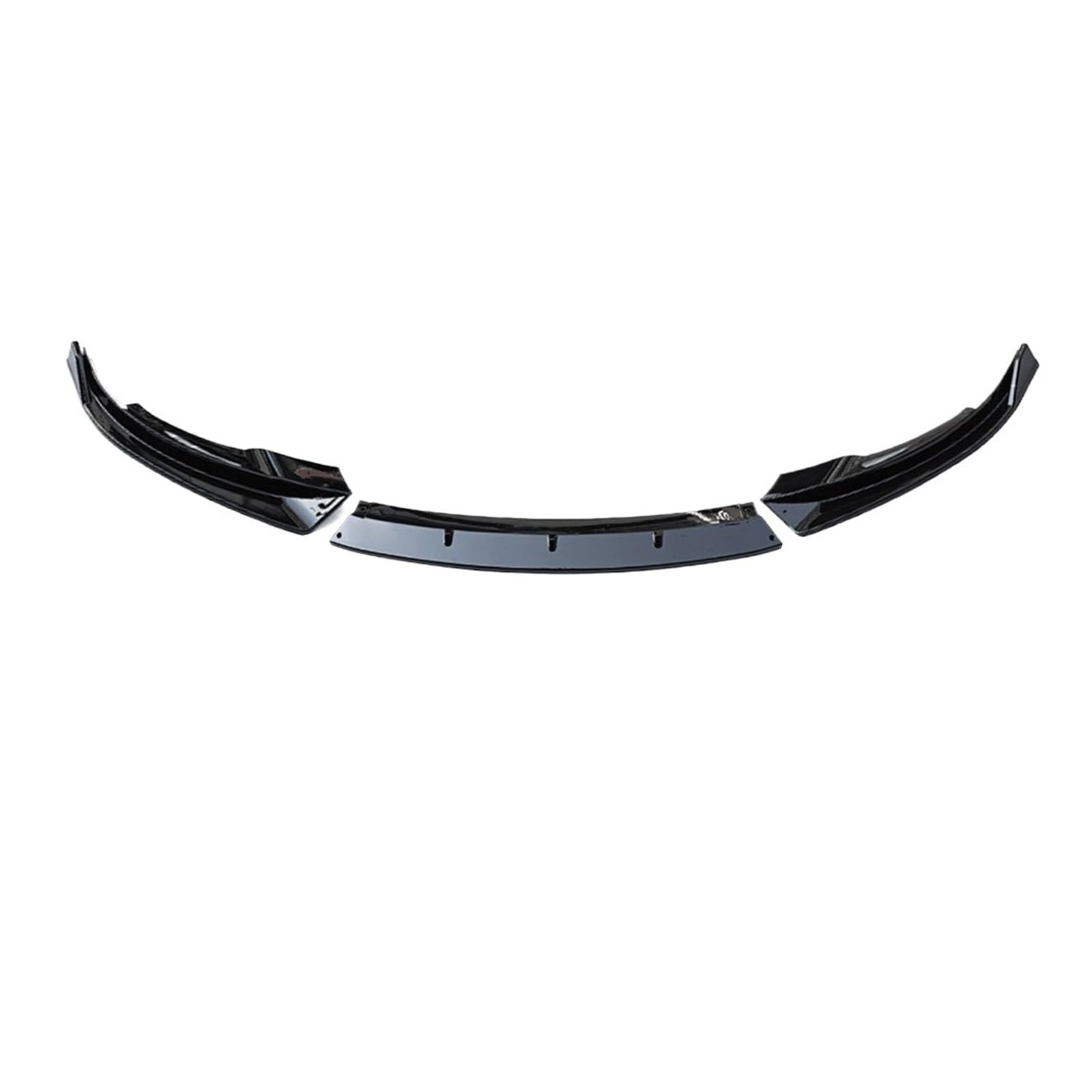 Auto-Front-Heckstoßstangenlippe, Kinn-Diffusor, Body-Kit, Spoiler-Deflektor, kompatibel mit Tesla Model 3, Model Y 2017–2023, Außenzubehör(Y front lip black) von QYKNTXJM