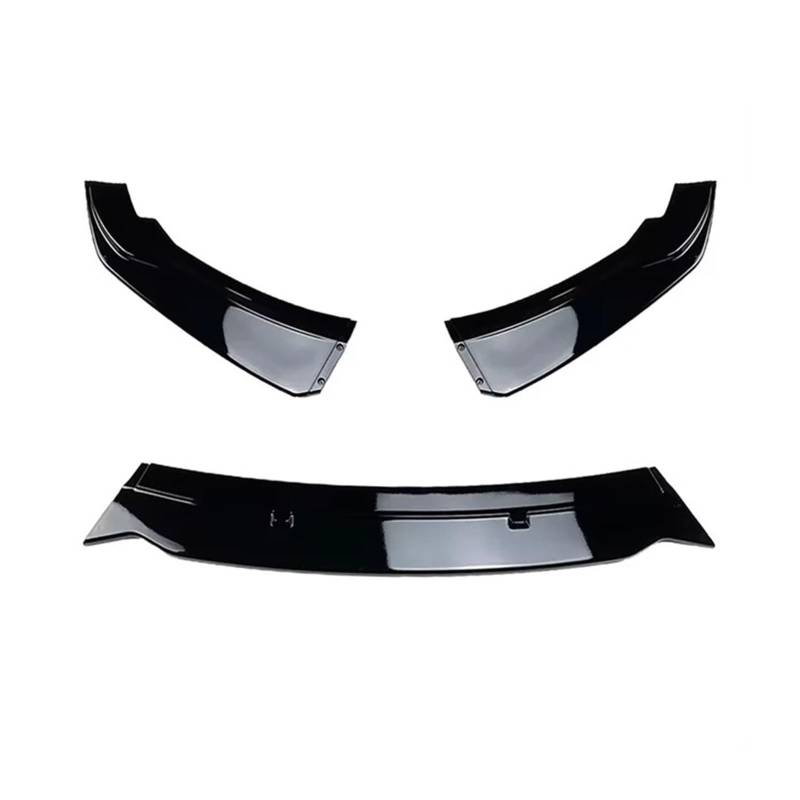 Auto Front Stoßstange Lip Body Kit Spoiler Splitter PP Stoßstange Canard Lip Splitter Kompatibel for BMW F20 F21 116i 118i 120i 1 Serie 2011-2019(Gloss Black) von QYKNTXJM
