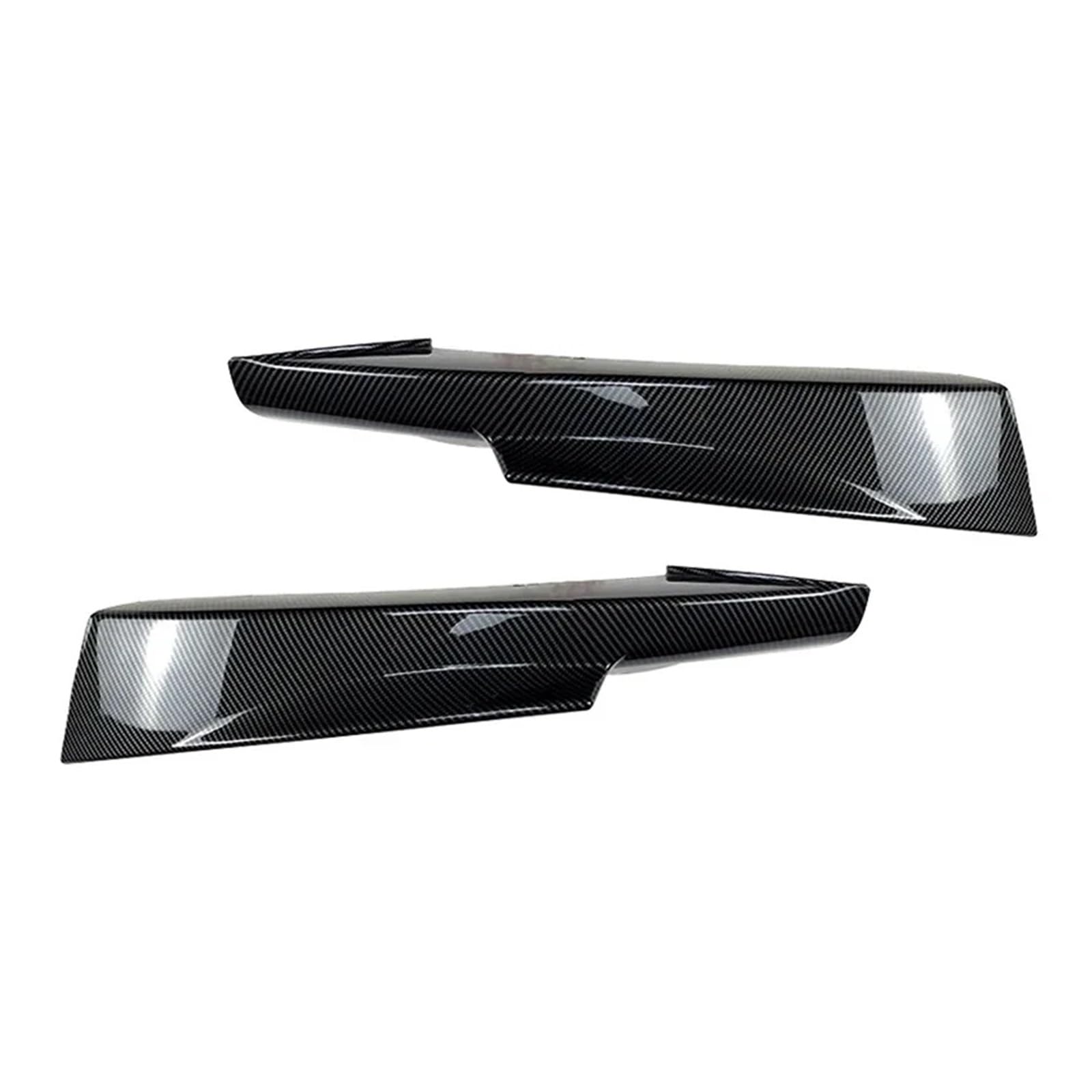 Auto Front Stoßstange Lip Splitter Diffusor Body Kits Spoiler Stoßstange Schutz Schutz Kompatibel for BMW 3 Serie E90 E91 LCI Sport 2009-2012(Carbon Look Splitter) von QYKNTXJM