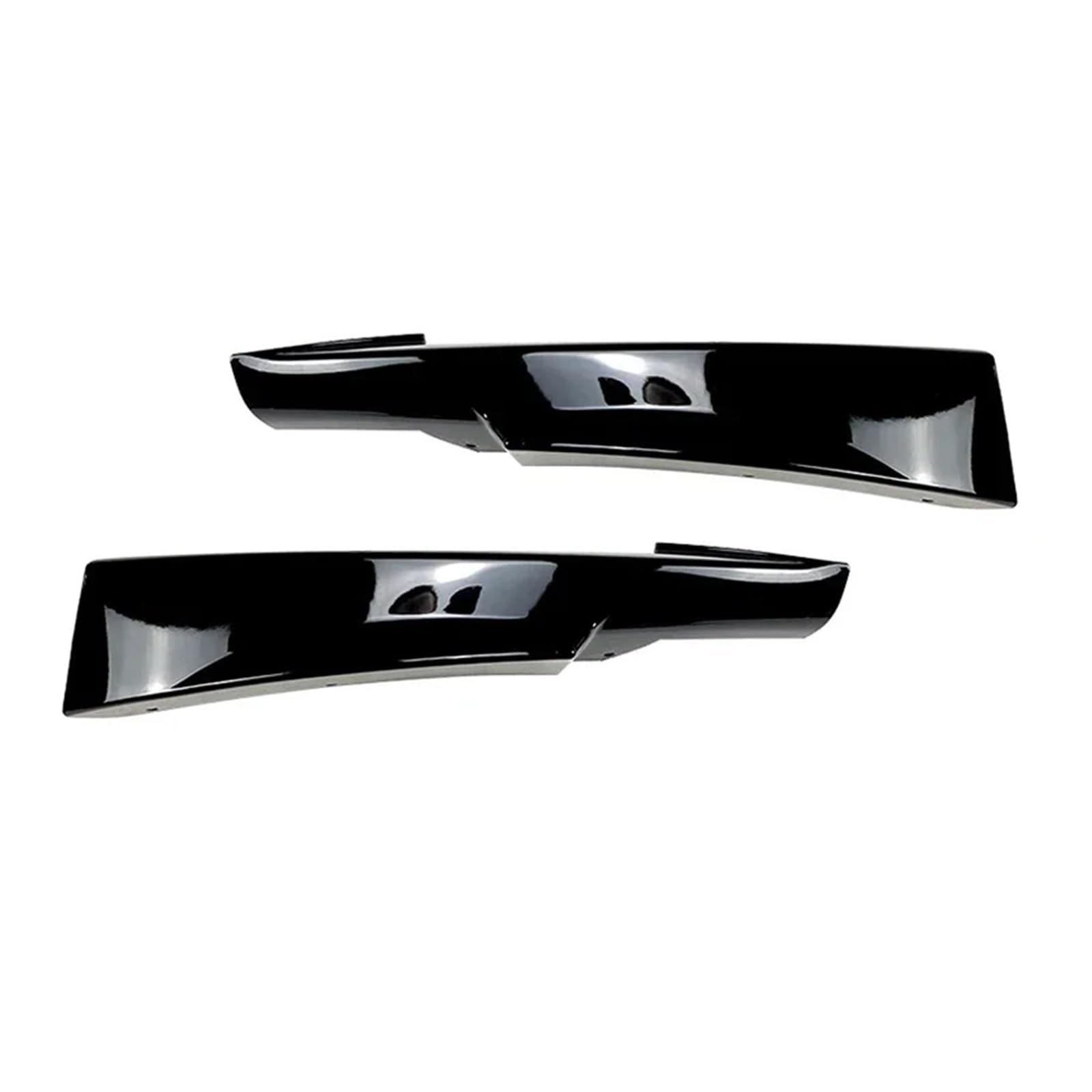 Auto Front Stoßstange Lip Splitter Diffusor Body Kits Spoiler Stoßstange Schutz Schutz Kompatibel for BMW 3 Serie E90 E91 LCI Sport 2009-2012(Gloss Black Splitter) von QYKNTXJM