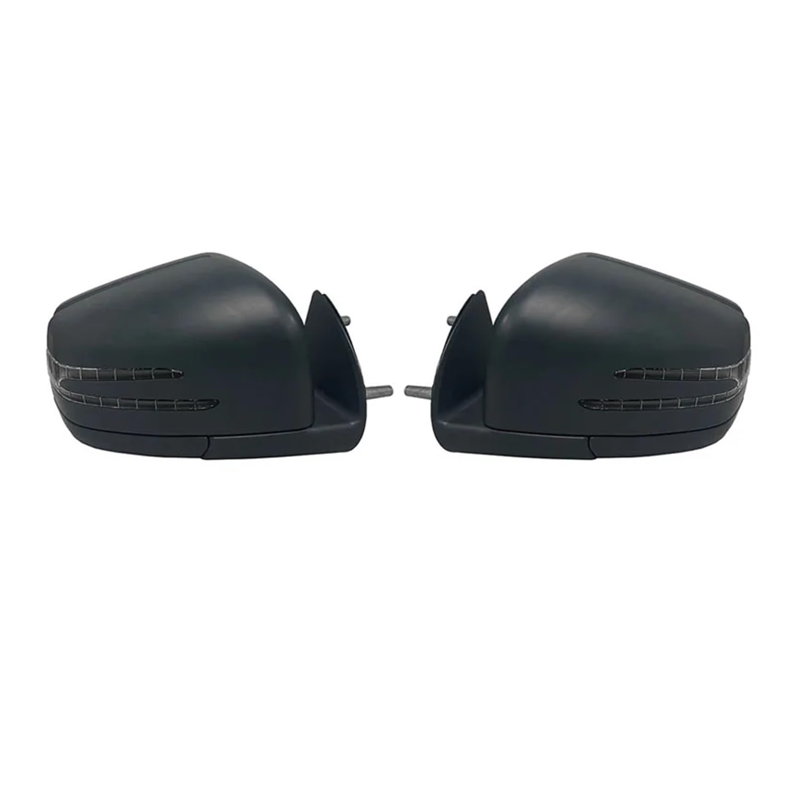 Auto-Rückspiegel, elektrisch verstellbar, Seitentürspiegel, Montage schwarz, 1668100164, 1668100264, kompatibel mit Mercedes Benz W164 X164 ML GL Klasse 2005–2011(Primer 1 Pair) von QYKNTXJM