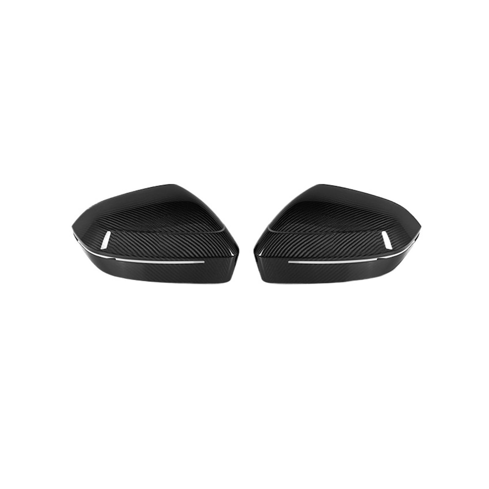 Auto-Seitenspiegelabdeckung aus trockenem Carbonfasergewebe, kompatibel mit BMW 5er-Reihe G60 2024-IN. Rückspiegelkappe, kompatibel mit BMW 7er-Reihe G70 2023-IN.(Style 1) von QYKNTXJM